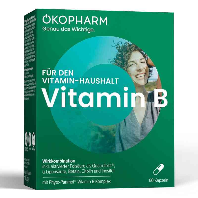 Ökopharm für den Vitamin-Haushalt Vitamin B Kapseln 60 stk von SANOVA PHARMA GESMBH, OTC PZN 08201559