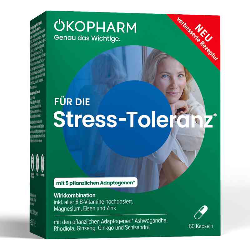 Ökopharm für die Stress Toleranz Kapseln  60 stk von SANOVA PHARMA GESMBH, OTC PZN 08202009