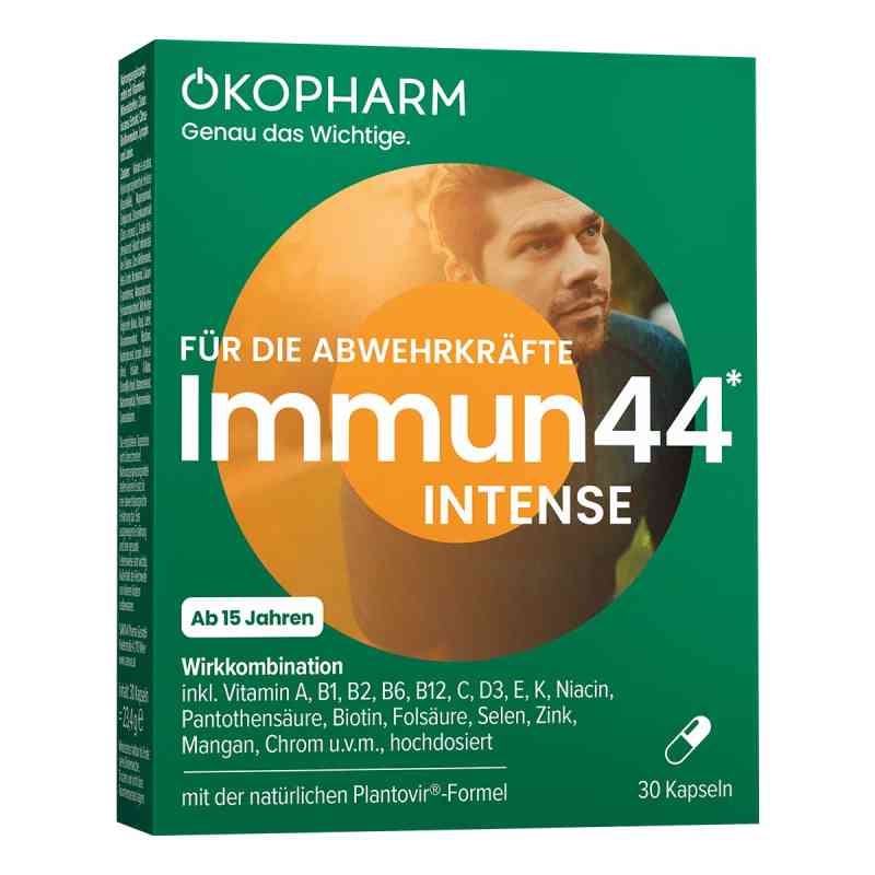 Ökopharm Immun44 Intense Kapseln 30 stk von SANOVA PHARMA GESMBH, OTC PZN 08202012