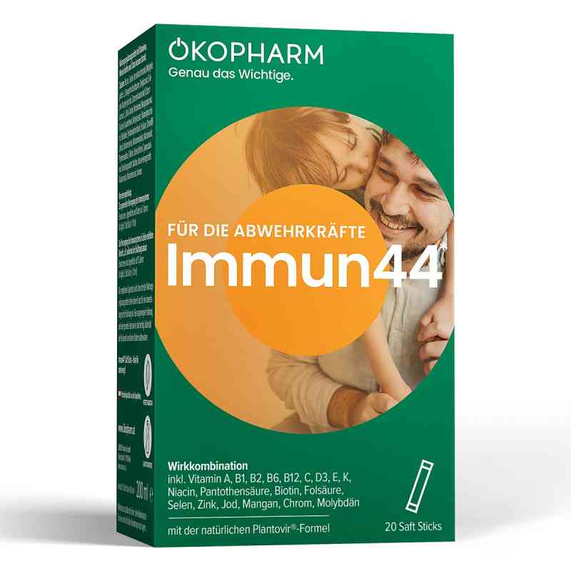Ökopharm Immun44 Saft Sticks 20 stk von SANOVA PHARMA GESMBH, OTC PZN 08201558