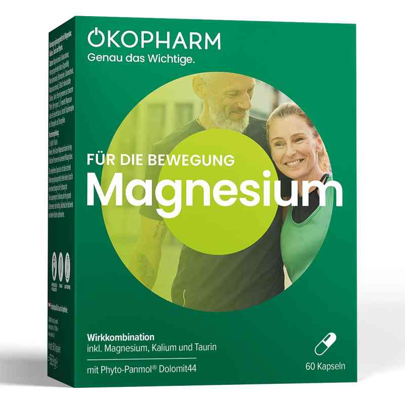 Ökopharm Magnesium Kapseln 60 stk von SANOVA PHARMA GESMBH, OTC PZN 08201777