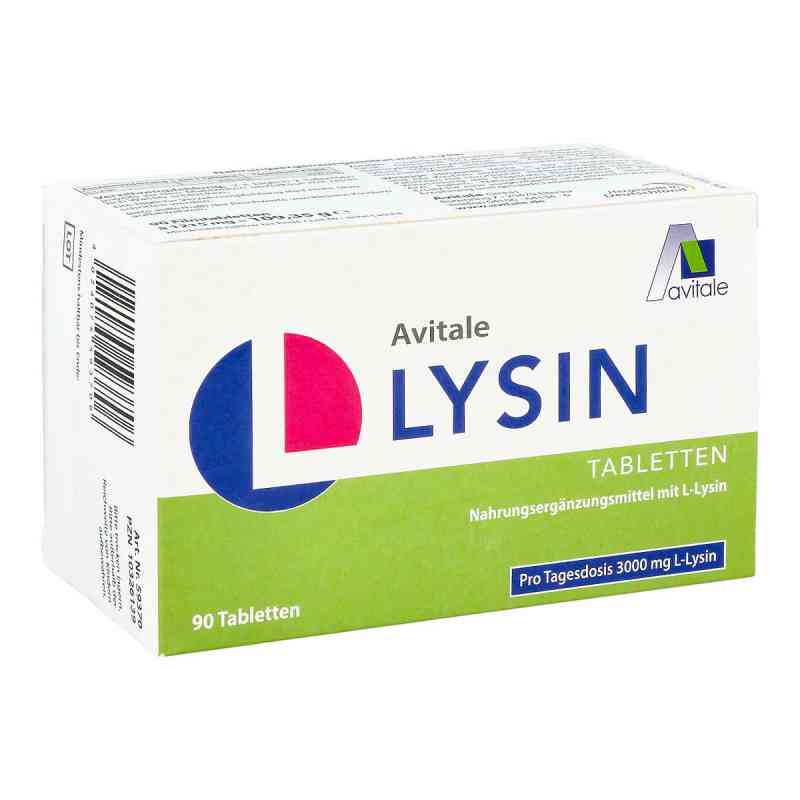 L-lysin 750 mg Tabletten 90 stk von Avitale GmbH PZN 10326139