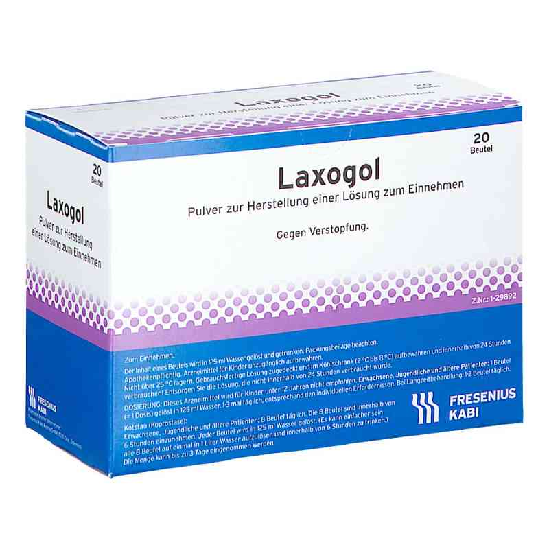 Laxogol Pulver  20 stk von FRESENIUS KABI AUSTRIA GMBH PZN 08201340