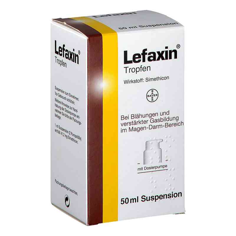 Lefax 41,2 mg/ml Suspension 50 ml von BAYER AUSTRIA GMBH PZN 08200575