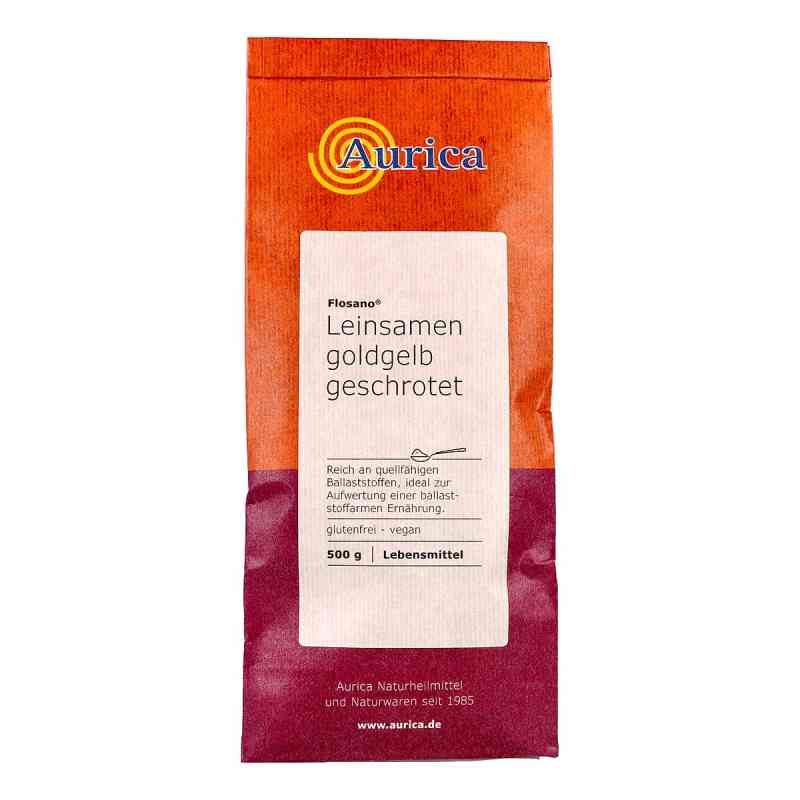Leinsamen goldgelb geschrotet 500 g von AURICA Naturheilm.u.Naturwaren GmbH PZN 00747035