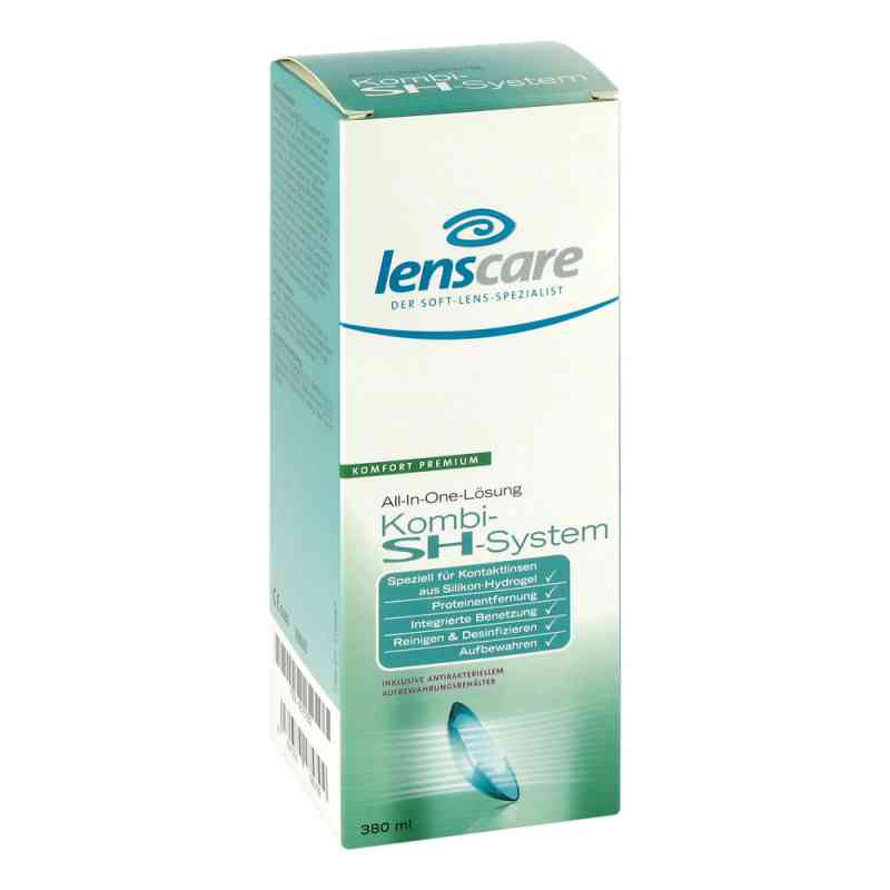 Lenscare Kombi Sh System + 1 Behälter Lösung 380 ml von POLINELLI S.R.L. PZN 05876783