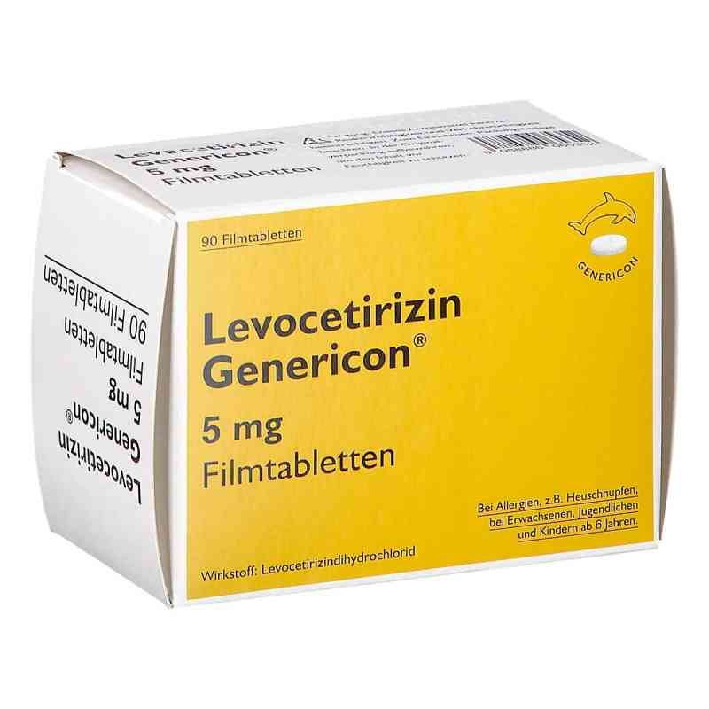 Levocetirizin Genericon 5 mg 90 stk von GENERICON PHARMA GES.M.B.H. PZN 08202569