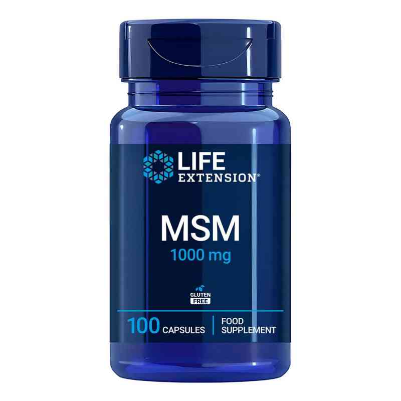 Life Extension MSM 1000 mg Kapseln 100 stk von Vitalized B.V. PZN 19740277