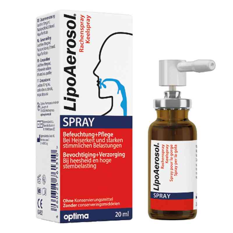 LipoAerosol Spray 20 ml von OPTIMA Pharmazeutische GmbH PZN 19152445