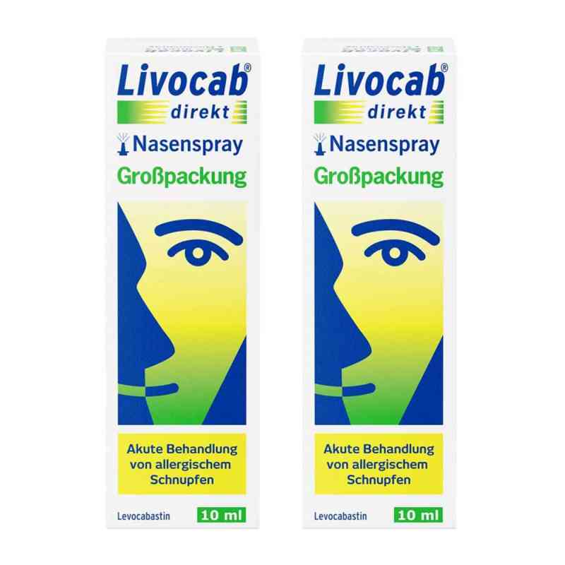 Livocab direkt Nasenspray bei Allergie 2 x 10 ml von Kenvue Germany GmbH (OTC) PZN 08101513