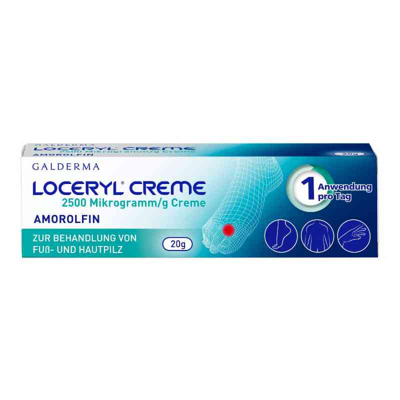 Loceryl Creme bei Fuß- und Hautpilz 20 g von Galderma Laboratorium GmbH PZN 04520400