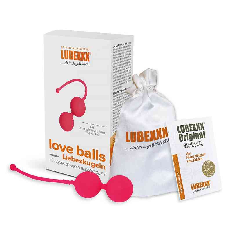 Lubexxx love balls Liebeskugeln für Beckenbodentraining pink 1 stk von MAKE GmbH PZN 14304181