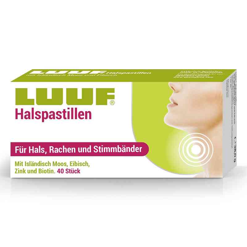Luuf Halspastillen 40 stk von APOMEDICA PHARMAZEUTISCHE PRODUKTE GMBH PZN 08202500