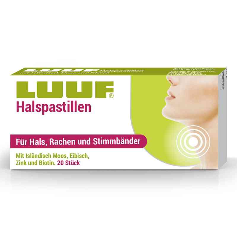 LUUF Halspastillen Isla Moos Holunder 20 stk von APOMEDICA PHARMAZEUTISCHE PRODUKTE GMBH PZN 08201186