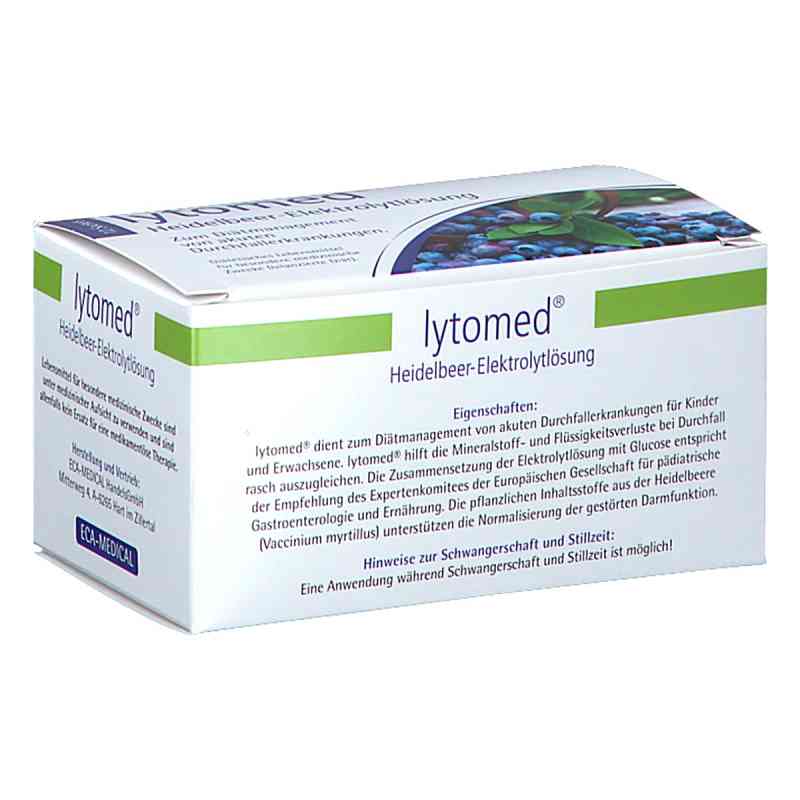 lytomed Heidelbeer Elektrolytlösung 12 stk von ECA-MEDICAL HANDELSGMBH PZN 08201425