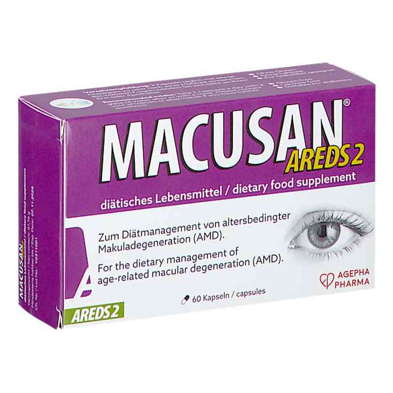 MACUSAN Areds 2 zum Diätmanagement  60 stk von AGEPHA PHARMA S.R.O. PZN 08201418