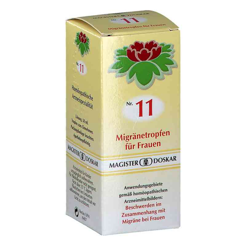 Magister Doskar Nummer 11 Migränetropfen für Frauen 50 ml von DOSKAR E.U PZN 08200912