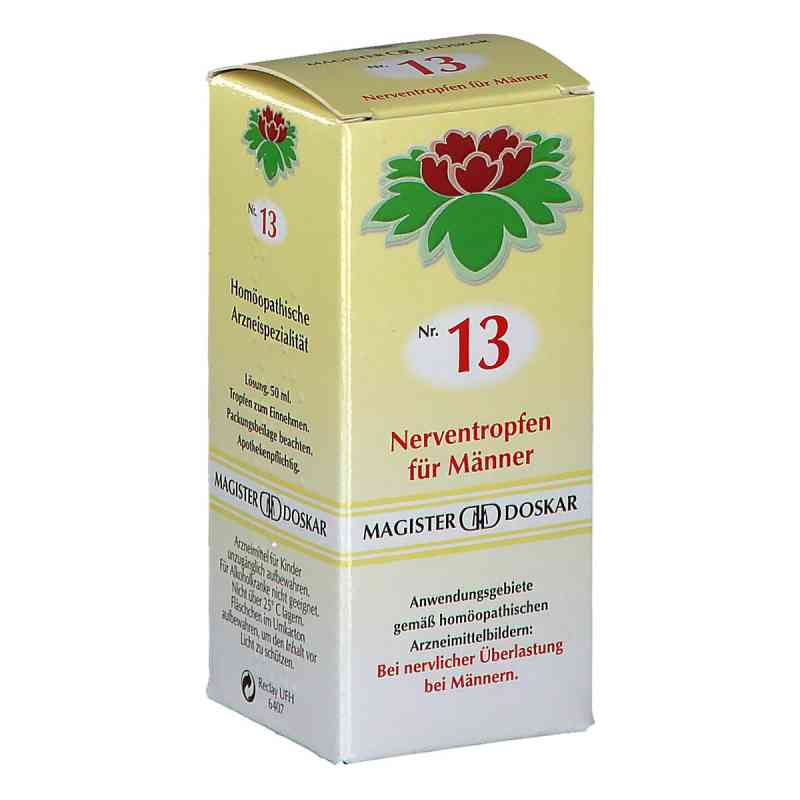 Magister Doskar Nummer 13 Nerventropfen für Männer 50 ml von DOSKAR E.U PZN 08200914