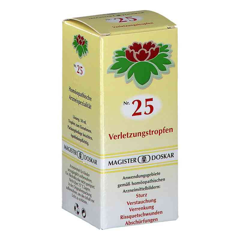 Magister Doskar Nummer 25 Verletzungstropfen 50 ml von DOSKAR E.U PZN 08200924