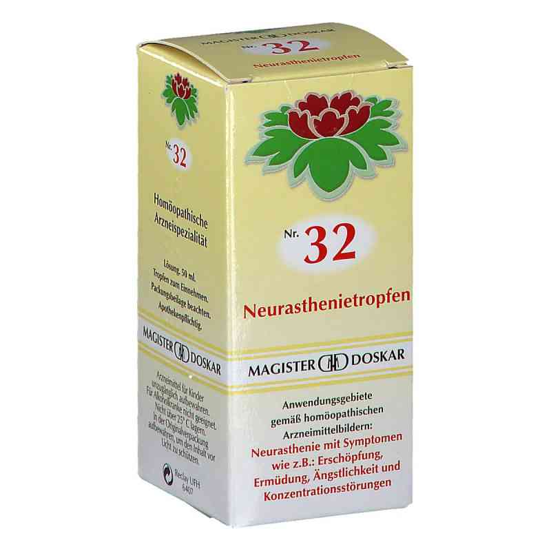 Magister Doskar Nummer 32 Neurasthenietropfen 50 ml von DOSKAR E.U PZN 08200931