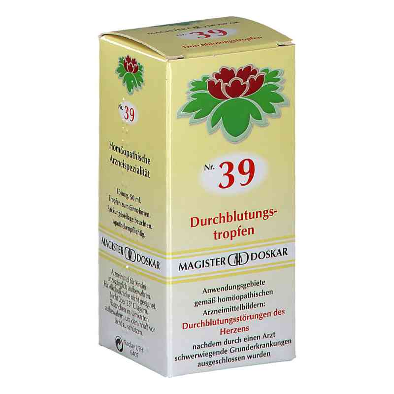 Magister Doskar Nummer 39 Durchblutungstropfen 50 ml von DOSKAR E.U PZN 08200938