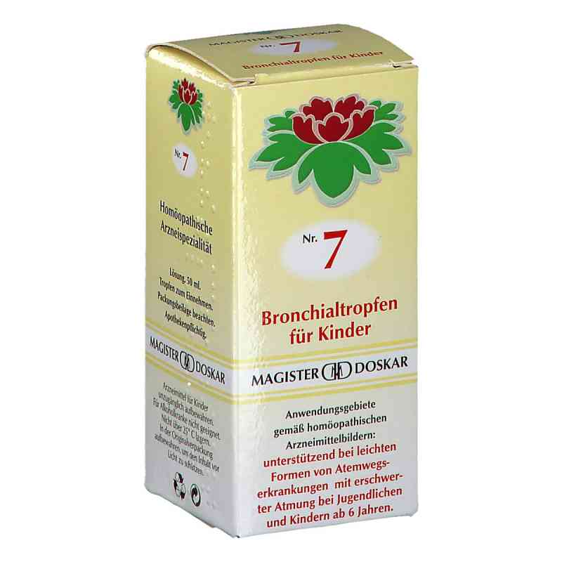 Magister Doskar Nummer 7 Bronchialtropfen für Kinder 50 ml von DOSKAR E.U PZN 08200908