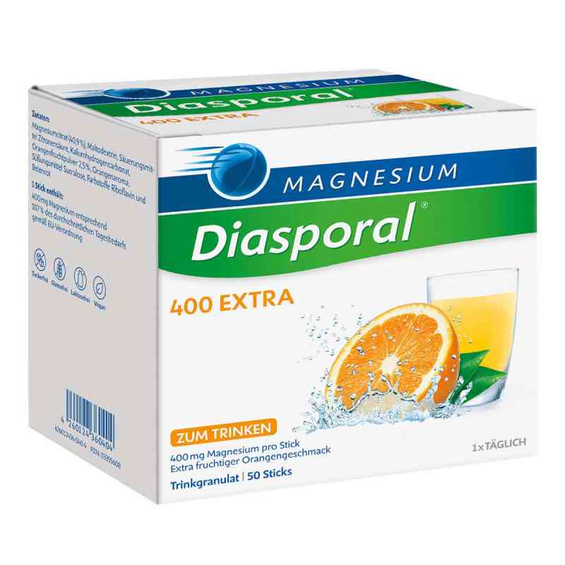Magnesium Diasporal 400 Extra Trinkgranulat 50 stk von Protina Pharmazeutische GmbH PZN 03355608