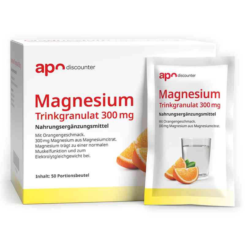 Magnesium Trinkgranulat 300 mg von apodiscounter  50X6 g von apo.com Group GmbH PZN 20094888