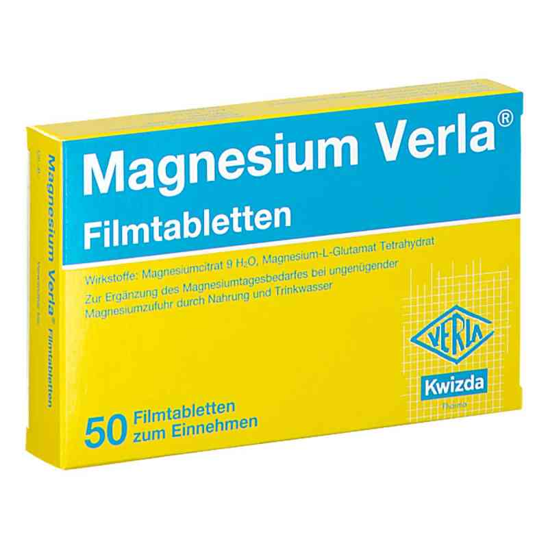 Magnesium Verla Filmtabletten  50 stk von KWIZDA PHARMA GMBH    PZN 08201347
