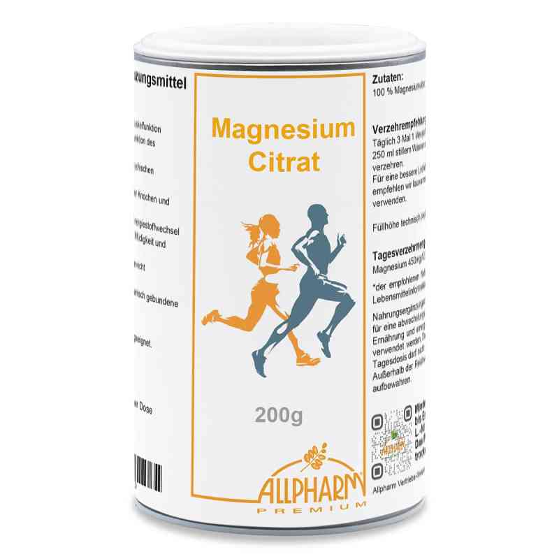 Magnesiumcitrat Pulver 200 g von ALLPHARM Vertriebs GmbH PZN 13978003