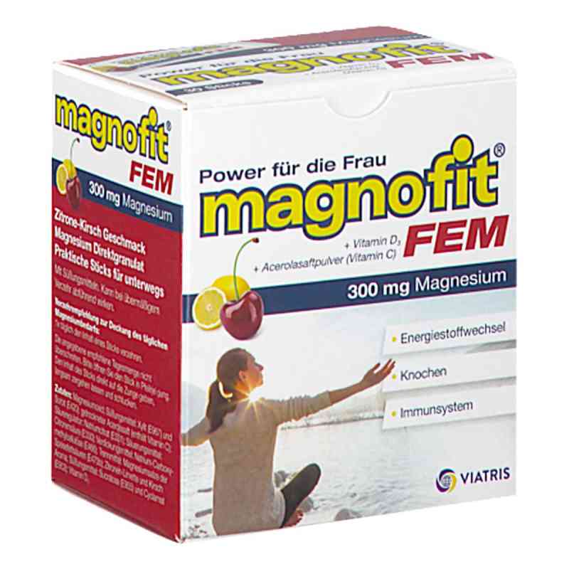 Magnofit FEM 300 mg Magnesium Sticks 30 stk von COOPER CONSUMER HEALTH DE GMBH ZWEIGNIEDERLAS PZN 08201596
