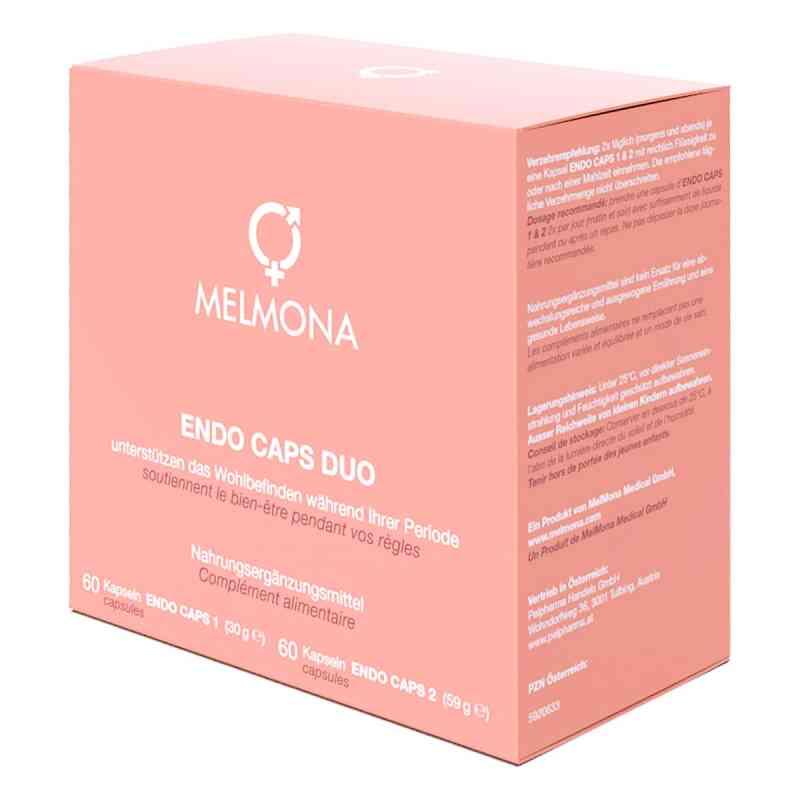 Melmona Endo Caps Duo Kapseln 2X60 stk von Derma Enzinger GmbH PZN 19671205