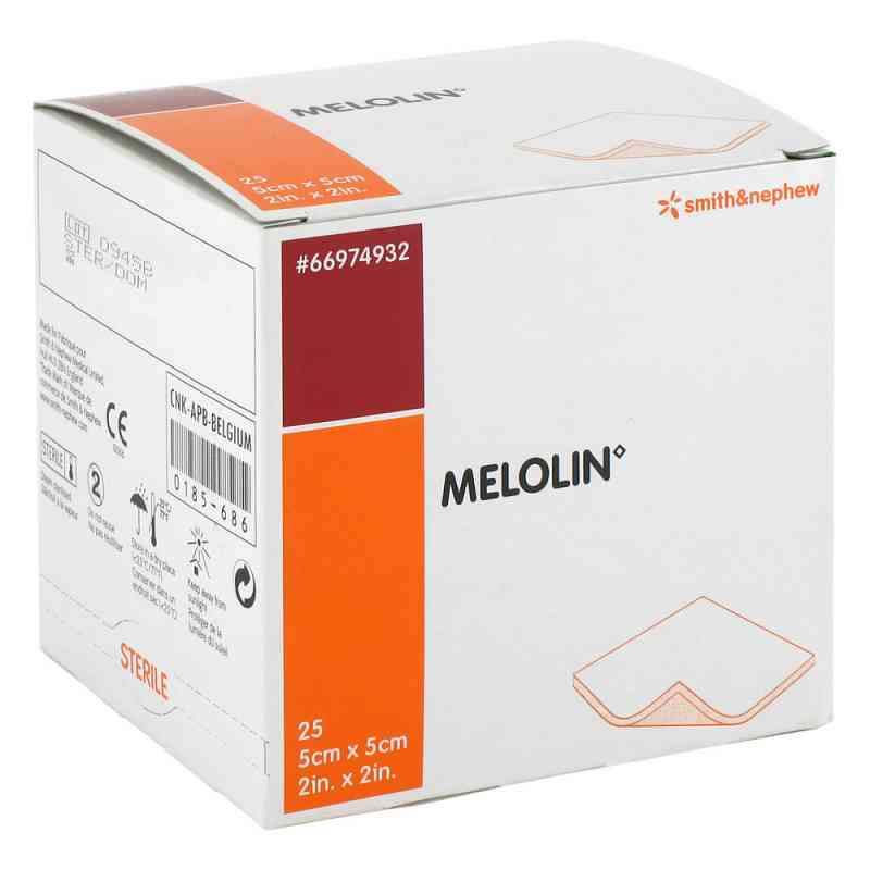 Melolin 5x5cm Wundauflagen steril 25 stk von Smith & Nephew GmbH PZN 03170731