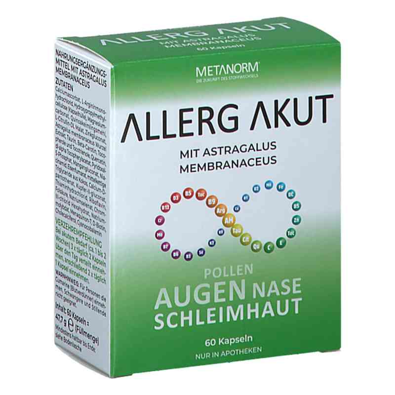 METANORM Allerg Akut Kapseln 60 stk von NUTROPIA PHARMA GMBH PZN 08201572