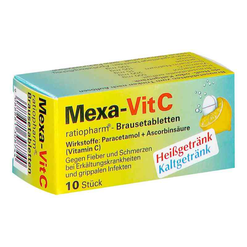 Mexa-Vit C ratiopharm Brausetabletten 10 stk von RATIOPHARM ARZNEIMITTEL VERTRIEB PZN 08200028