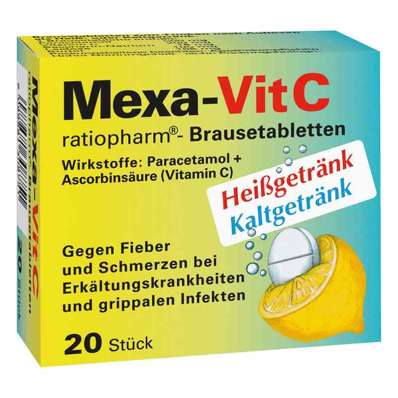Mexa-Vit C ratiopharm Brausetabletten 20 stk von RATIOPHARM ARZNEIMITTEL VERTRIEBS GMBH PZN 08200044