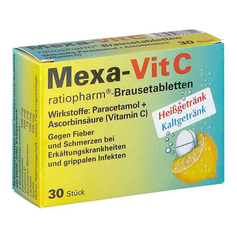 Mexa-Vit C ratiopharm-Brausetabletten 30 stk von RATIOPHARM ARZNEIMITTEL VERTRIEB PZN 08200006