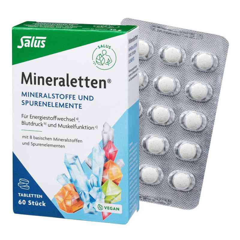 Mineraletten Tabletten Salus 60 stk von SALUS Pharma GmbH PZN 07782773
