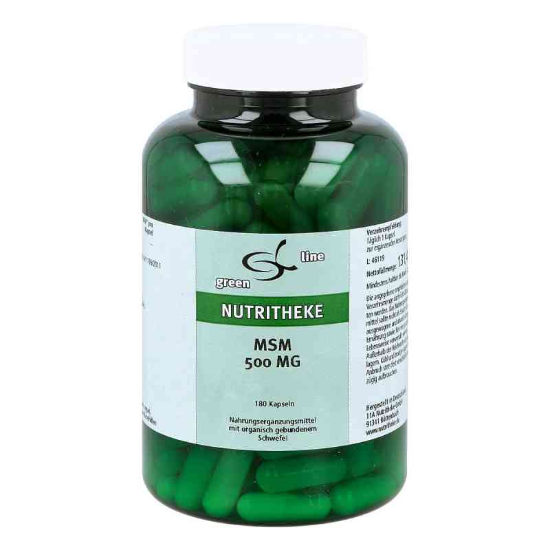 Msm 500 mg Kapseln 180 stk von 11 A Nutritheke GmbH PZN 10917455
