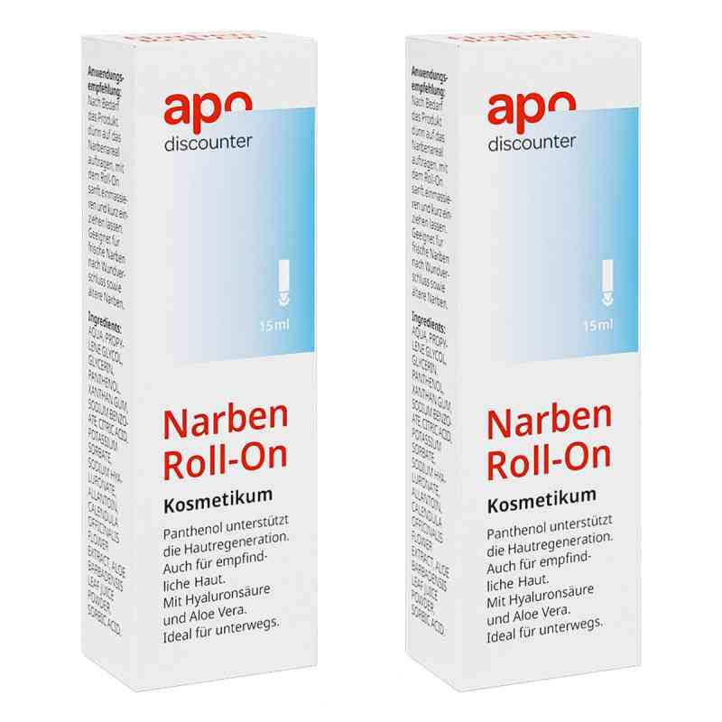 Narben Roll-On zur Narbenpflege von apodiscounter 2x15 ml von apo.com Group GmbH PZN 08102191
