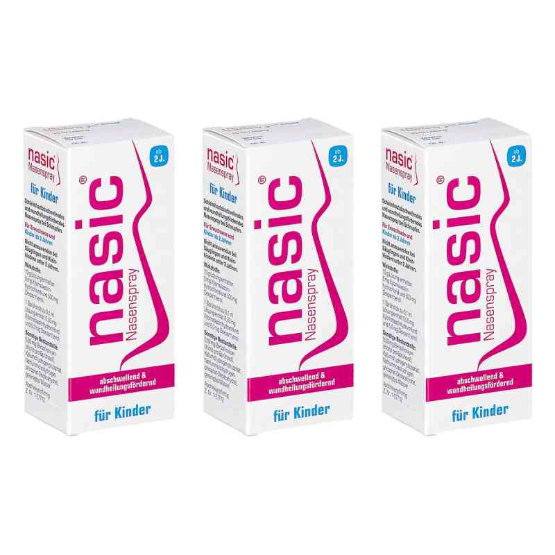nasic Nasenspray für Kinder  3x10 ml von  PZN 08107591