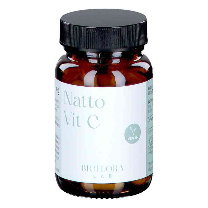 Natto Vitamin C Kapseln BIOFLORA LAB 60 stk von BIOFLORA GMBH PZN 08202448