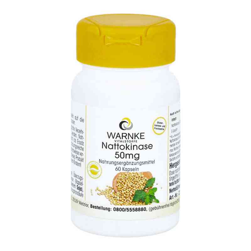 Nattokinase 50 mg Kapseln 60 stk von Warnke Vitalstoffe GmbH PZN 12343573