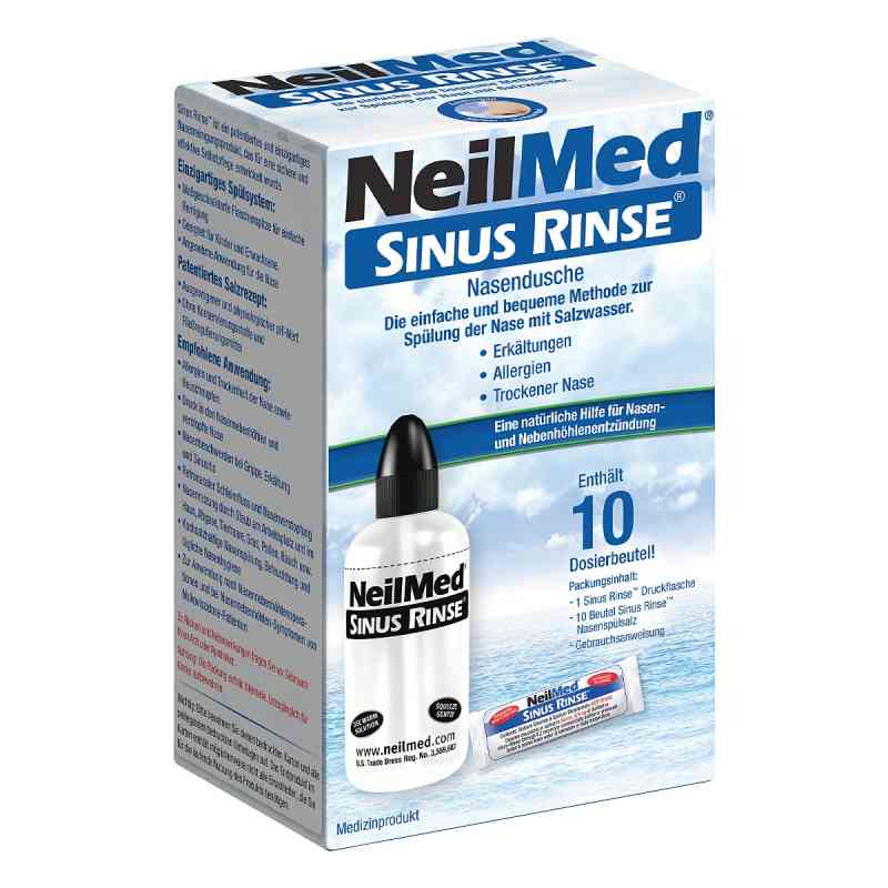 Neilmed® Sinus Rinse Nasendusche + 10 Dosierbeutel Nasenspülsalz 1 Pck von NeilMed Pharma GmbH PZN 15297253