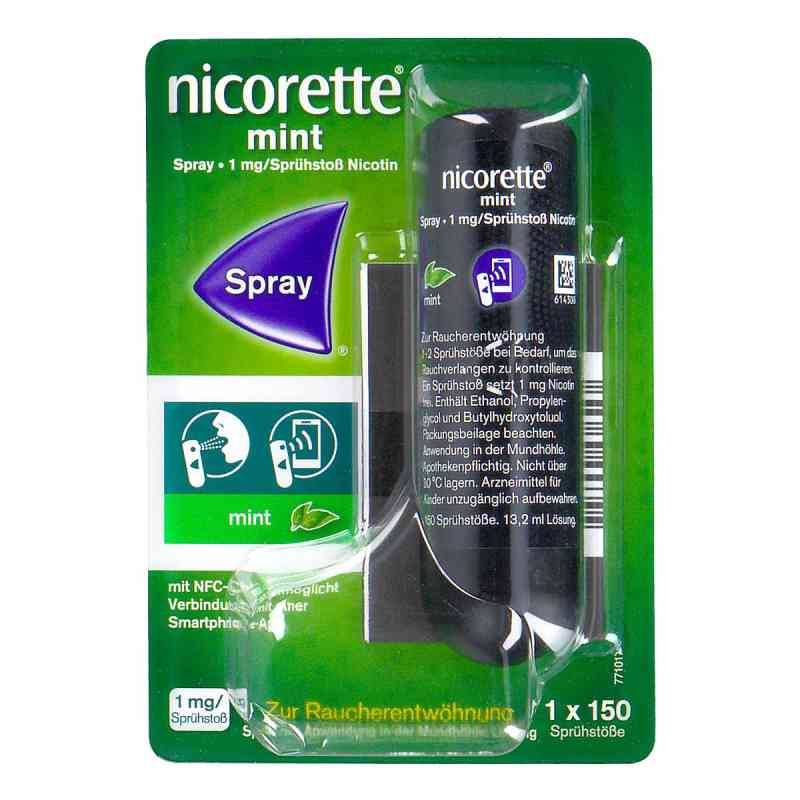 Nicorette Mint Spray 1 mg/Sprühstoß NFC  1 stk von JOHNSON & JOHNSON GMBH           PZN 08201527