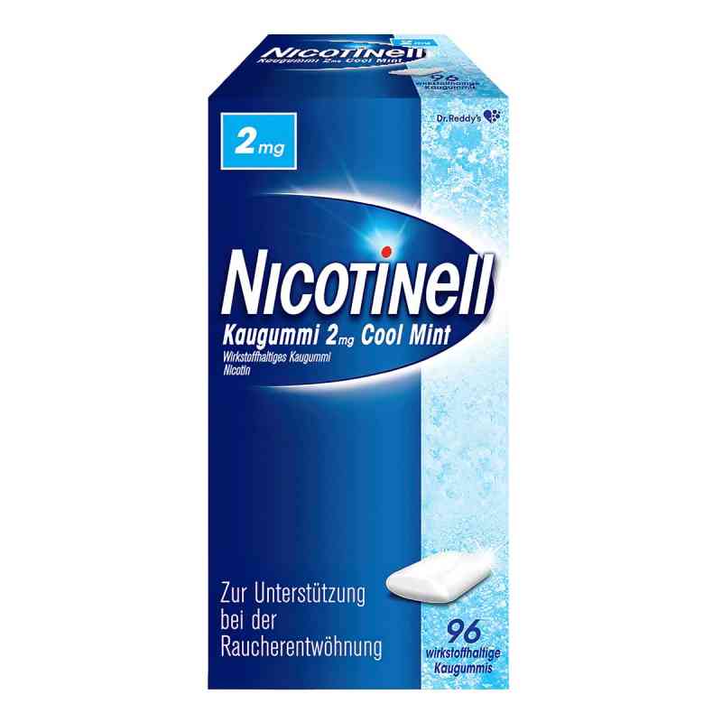 Nicotinell Kaugummi 2 mg Cool Mint (Minz-Geschmack) 96 stk von Cooper Consumer Health Deutschland GmbH PZN 06580352
