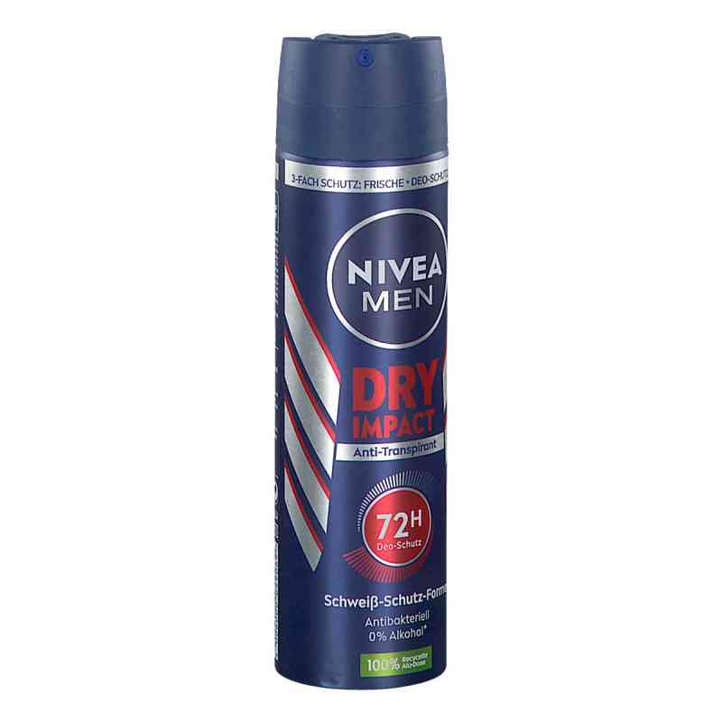 Nivea Men Deo Spray dry impact 150 ml von Beiersdorf AG/GB Deutschland Vertrieb PZN 11325969