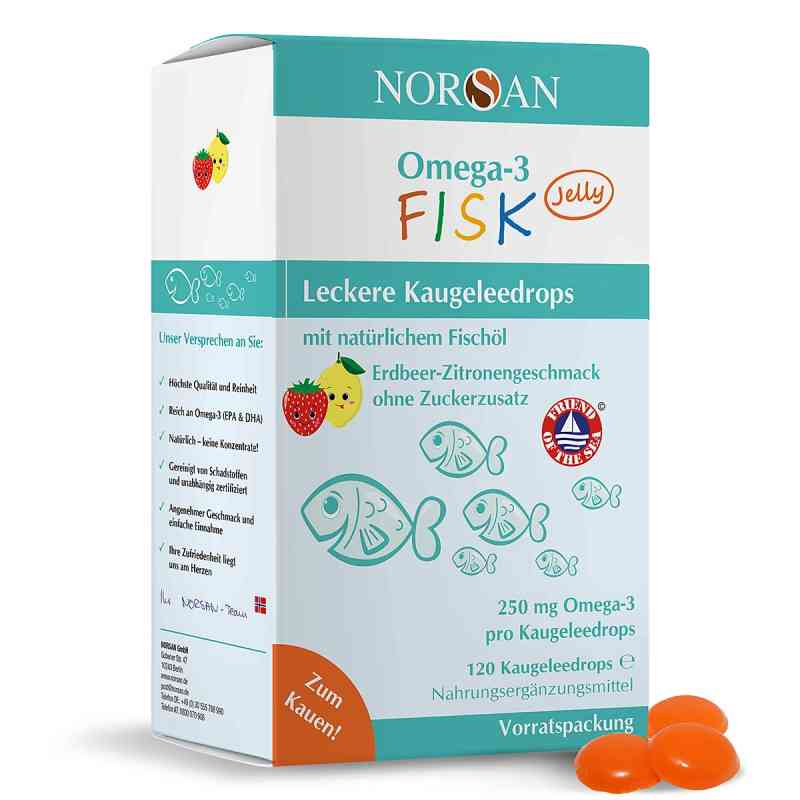 Norsan Omega-3 Fisk Jelly für Kinder Dragees 120 stk von NORSAN GmbH PZN 19052749