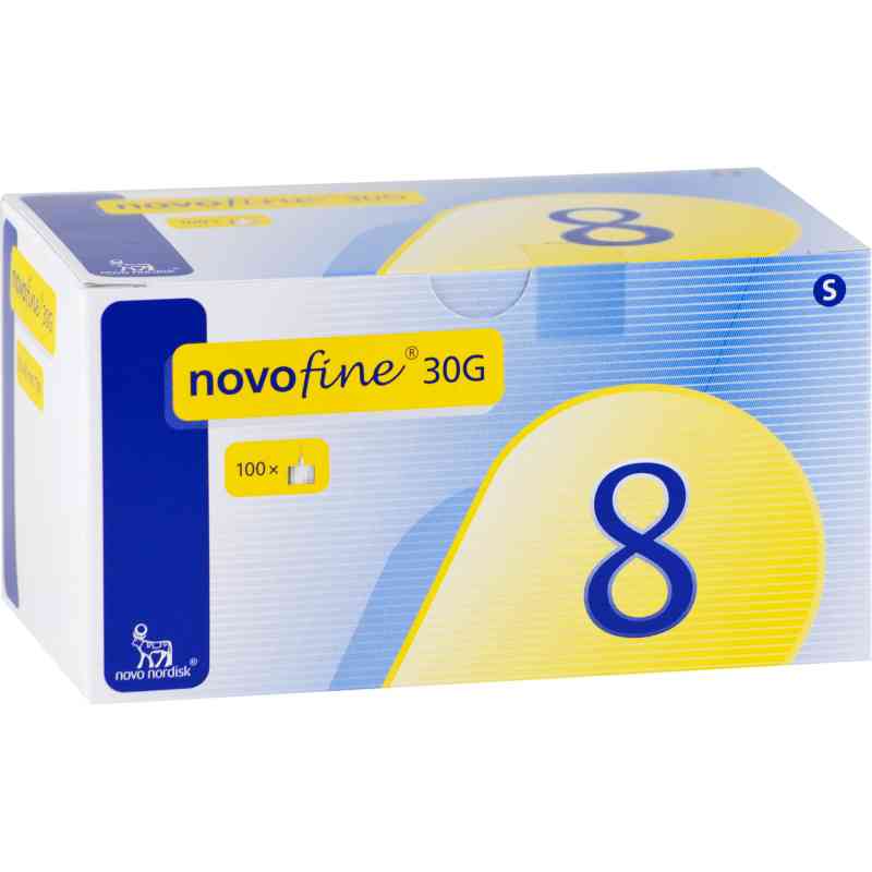 Novofine 8 Kanülen 0,30x8 mm 100 stk von ToRa Pharma GmbH PZN 07466641