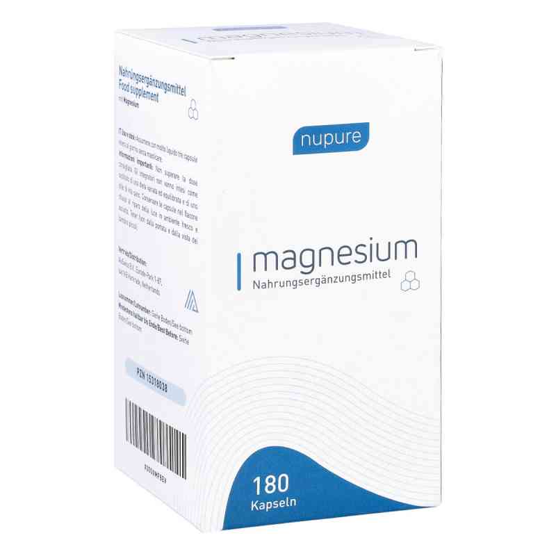 Nupure magnesium Kapseln 180 stk von AixSwiss B.V. PZN 15318038